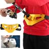Alomejor Waist Fishing Belt Adjustable Fighting Belt Aluminium Alloy Gimbal Padded Fish Rod Holder(Golden) view 4