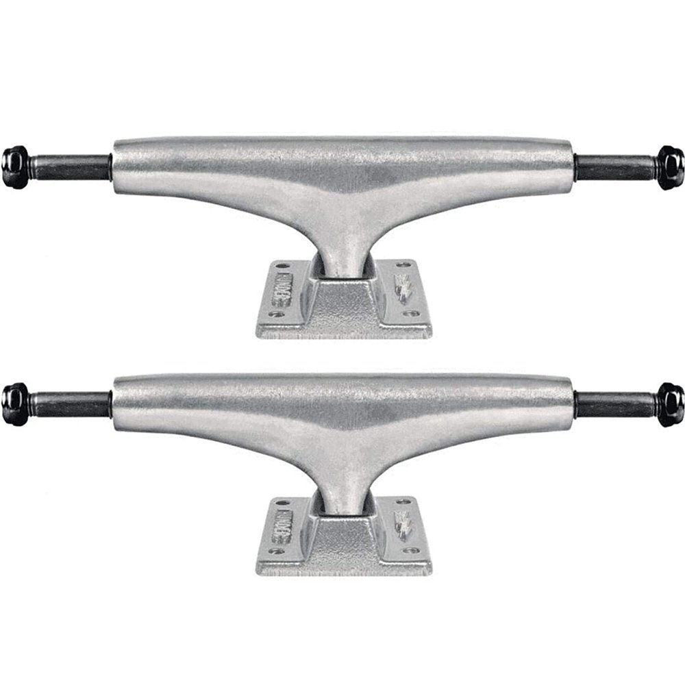 Thunder 161 Silver Polished Skateboard Trucks 9.125" Axle (Set of 2)