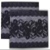 Bandelettes Original Patented Elastic Anti-Chafing Thigh Bands - Peony Black Size E (2X Large) view 3
