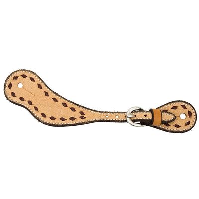 Wildfire Saddlery Roughout Buckstitch Youth Spur Straps N/A Youth