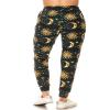 Leggings Depot JGA-S761-XL Sun and Moon Print Jogger Pants w/Pockets, X-Large view 3