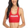 Adoretex Women's Guard Sport Bra Workout Bikini Top (FGN08T) - Red - Medium view 1