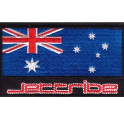 Embroidered Country Flag Patch | Hook & Loop 2.5" x 4" | Jettribe PWC Vest Accessories