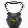 ZIVA RPU Solid Cast Steel Kettlebell Weight - Premium Hard Wearing Rubber Urethane Coating - Core and Strength Training Exercise Workout - 20 lbs. view 1