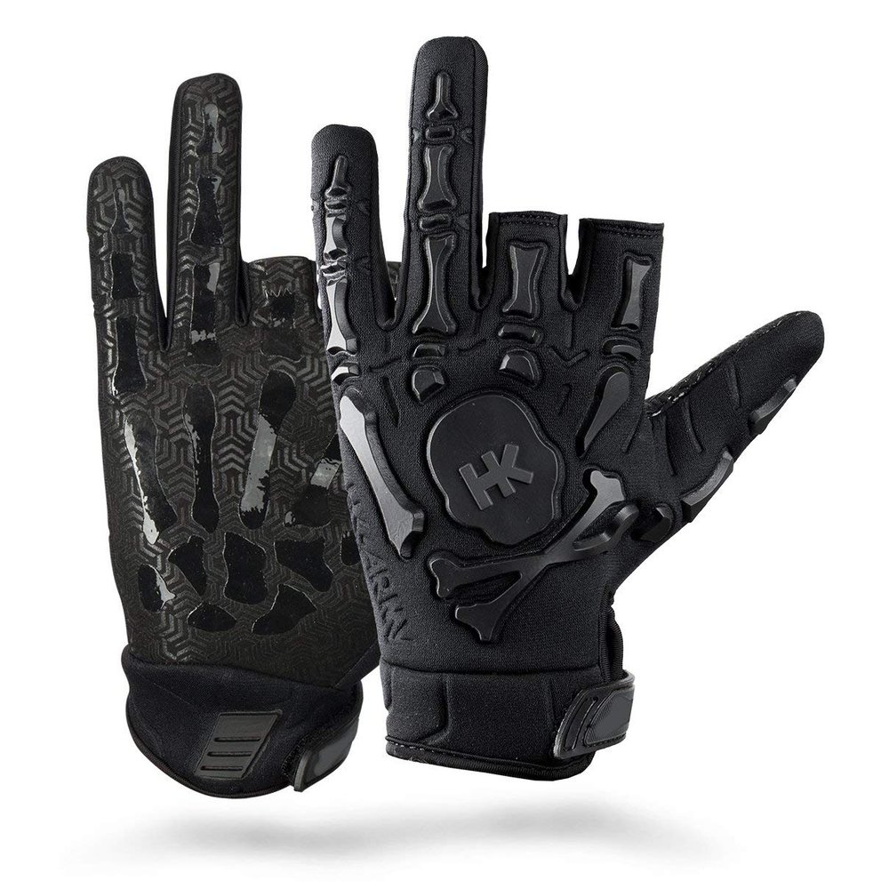 HK Army Bones Paintball Gloves (Small, Black)