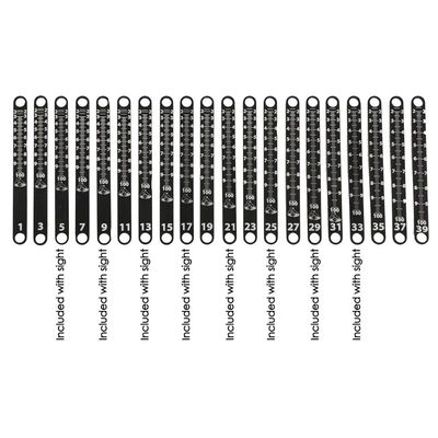 Axcel Achieve XP Metal Sight Tape Scale #31 and #32
