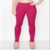 ALWAYS Soft Leggings for Women - High Waisted Tummy Control Compression Yoga Workout Pants Deep Red Plus view 4