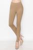 ALWAYS Soft Leggings for Women - High Waisted Tummy Control Compression Yoga Workout Pants Khaki Regular view 3