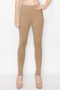 ALWAYS Soft Leggings for Women - High Waisted Tummy Control Compression Yoga Workout Pants Khaki Regular view 4