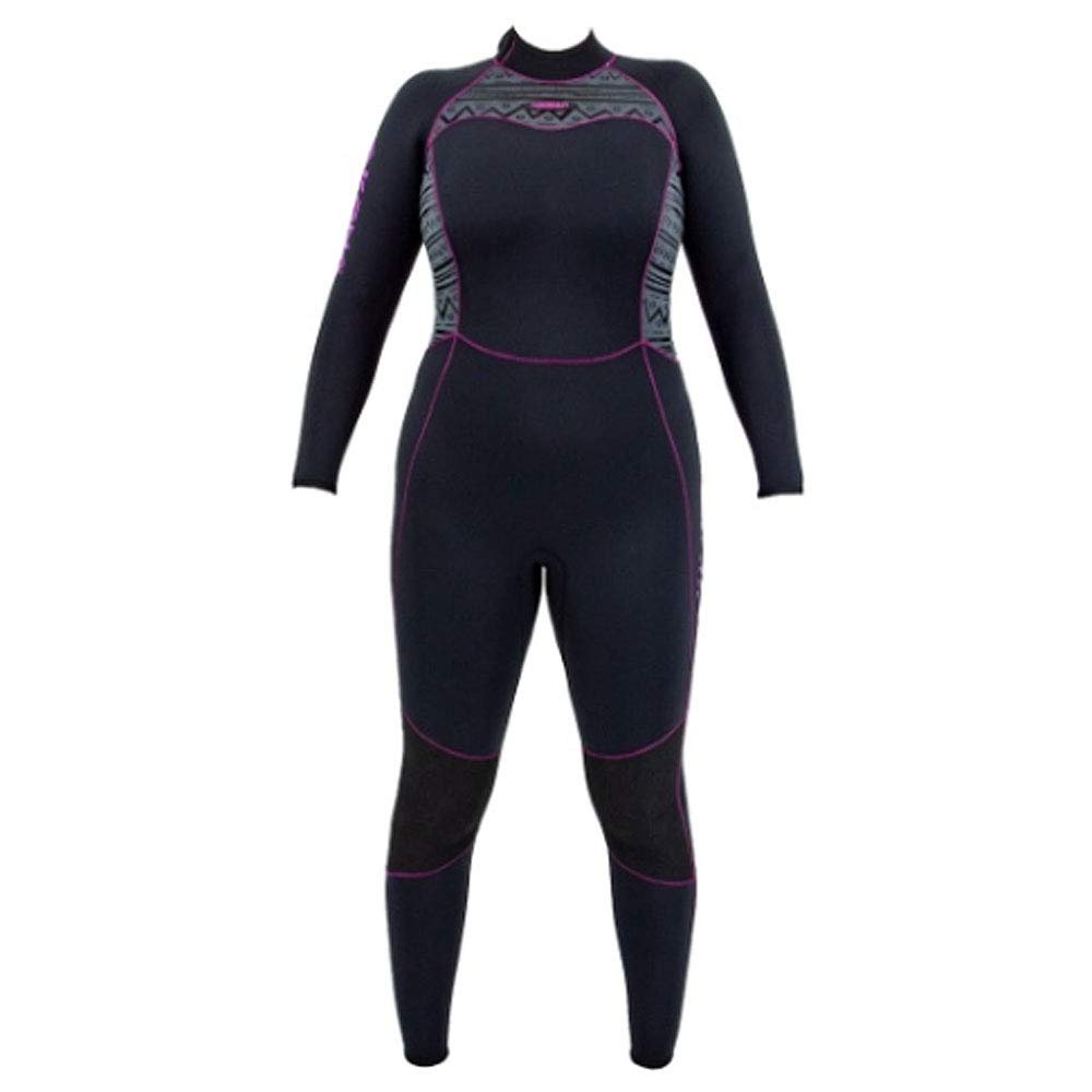 AKONA Women's 5mm Full Suit. Quantum Stretch Neoprene - Magenta - 9