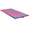 Gymnastics Mat 2" Thick Folding Exercise Gym Training Tumbling Mat All-Purpose with Hook & Loop Fasteners (Acai Purple&Pink, 4' x 8' x 2") view 2