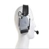 The Mercenary Company Closed-Ear Electronic Hearing Protection Earmuffs & Communication Headset (Gray) view 3
