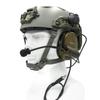 ArmorMason Closed-Ear Electronic Hearing Protection Earmuffs & Communication Headset with Helmet Rail Headset Adapters (Gray) view 2