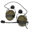 ArmorMason Closed-Ear Electronic Hearing Protection Earmuffs & Communication Headset with Helmet Rail Headset Adapters (Green) view 3