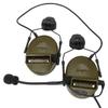 ArmorMason Closed-Ear Electronic Hearing Protection Earmuffs & Communication Headset with Helmet Rail Headset Adapters (Green) view 4