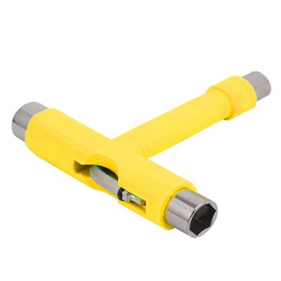 New Lon0167 Hex Socket Featured Skateboard Roller Spanner reliable efficacy T Wrench Hand Tool Yellow(id:b7a 10 99 67f)