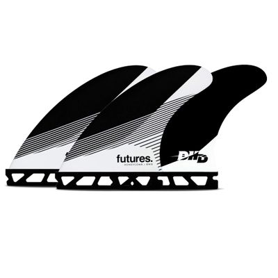 Futures DHD Honeycomb Tri Surfboard Fins - Medium/White