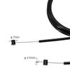 DJC Components Dropper Post Remote Lever with Cable and Hose for 22.2mm MTB Handlebar, External/Internal Routing view 4