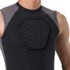 McDavid Chest Protector, HEX Baseball Chest Protector. Heart Guard Sternum Protection Compression Shirts, Padded Football Shirt for Lacrosse, Softball, Paintball, Rugby & More, Black, Youth XS view 3