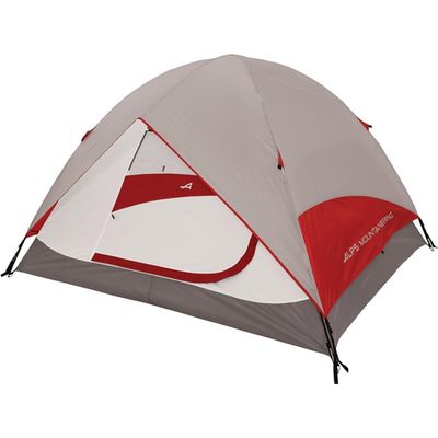 ALPS Mountaineering Meramac 4-Person Tent, Gray/Red