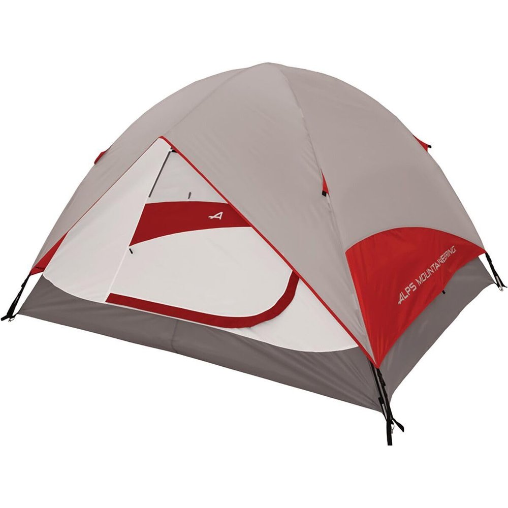 ALPS Mountaineering Meramac 4-Person Tent, Gray/Red