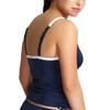 Panache Swim Women's Standard Catarina Underwire Tankini Top, Midnight/White, 30DD view 3