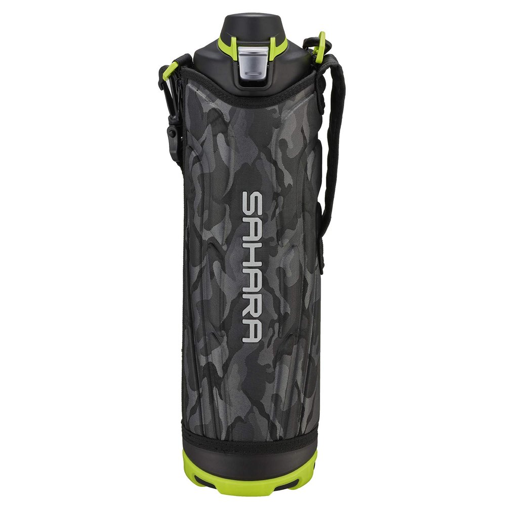 Tiger Water Bottle, 0.3 gal (1.5 L), Sahara Stainless Steel Bottle, Sports, Direct Drinking, Wide Mouth, Cold Insulation, Black MME-F150KK