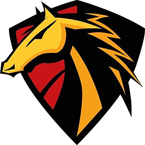Zirni Mustang Stallion Graphic Horse Mascot Sticker Decal Design