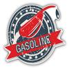 Zirni Gasoline Oil Garage Auto Service Retro Label Sticker Decal Design