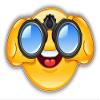 Zirni Smile Binoculars Sticker Decal Design view 1