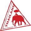 Zirni Thailand Elephant South Asia Travel Grunge Stamp Sticker Decal Design view 1