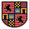 Zirni Shield Castle Lion Crown Heraldic Sticker Decal Design