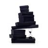 888 Display - Pack of 10 Boxes of 3 1/2" x 3 1/2" x 1 7/8" Black Matte Cotton Filled Jewelry Boxes view 3