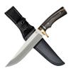 Bowie Knife Full Tang with Sheath, 12" Fixed Blade Knife Full Tang with 440 Stainless Steel Brazilian Rosewood Handle, Nylon Sheath by Kratos - ZF8 view 1