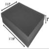 888 Display - Pack of 10 Boxes of 5 7/16" x 3 1/2" x 1" Black Matte Cotton Filled Jewelry Boxes view 2