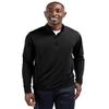 Clique Ice Pique Mens Half Zip Tech Pullover, Black, L view 1