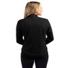 Clique Ice Pique Womens Half Zip Tech Pullover, Black, L view 2