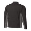 Clique Ice Pique Colorblock Mens Half Zip Tech Pullover, Black, XXL view 2
