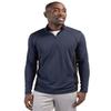 Clique Ice Pique Colorblock Mens Half Zip Tech Pullover, Black, XXL view 3