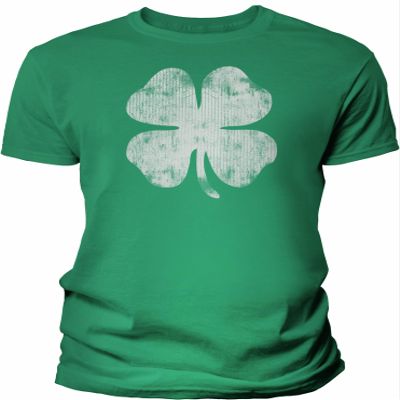 Vintage Irish Clover - St Patricks Day Shirt for Men - 002 - F/Kelly-3X