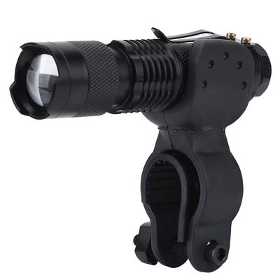 Bike Headlight Torch, Aluminum Alloy and Plastic Outdoor Waterproof Cycling Bike Handlebar Light Bicycle Front Lamp Flashlight Headlight