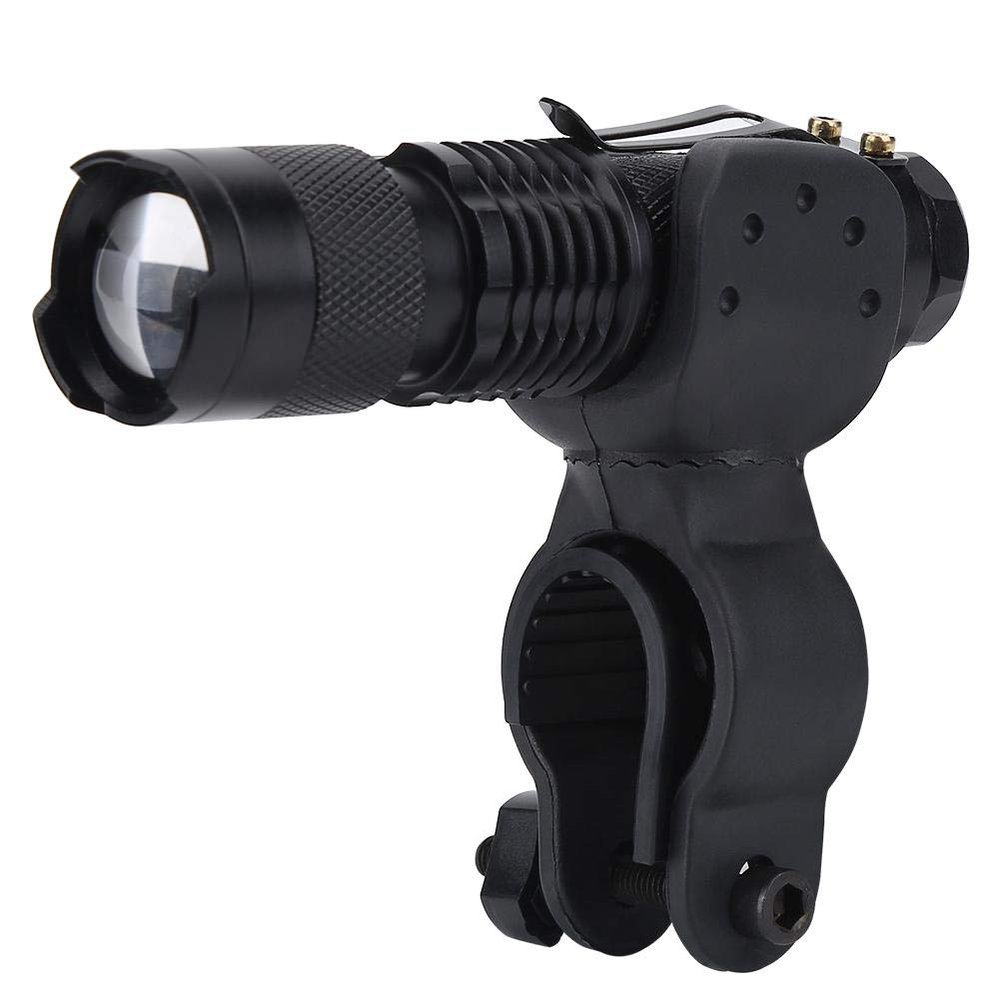 Bike Headlight Torch, Aluminum Alloy and Plastic Outdoor Waterproof Cycling Bike Handlebar Light Bicycle Front Lamp Flashlight Headlight