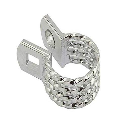 Bike Lowrider Twisted Seatpost Clamp Outer Diameter 25.4mm 600 Chrome.Bicycle Seatpost