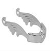 Lowrider Bike Spring Fork Wing Extended Crown Chrome. view 1
