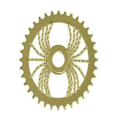 Bike LOWRIDER Spider Twisted Steel Chainring 1/2 X 1/8 36T Gold.Bicycle Chainring