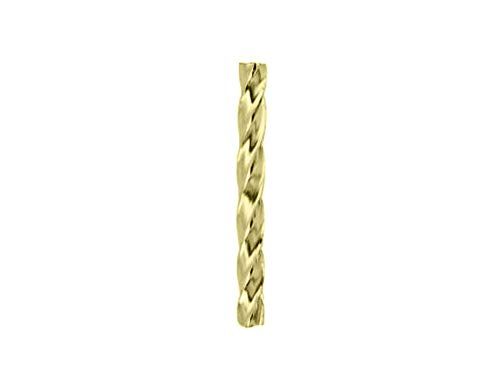 Lowrider Bike Twisted Steel Seatpost 22.2 x 206mm Gold.Bicycle Seatpost