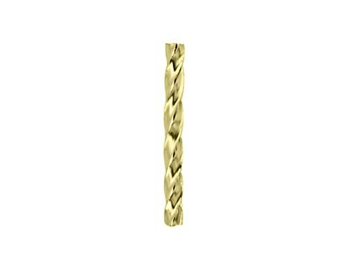 Lowrider Bike Twisted Steel Seatpost 22.2 x 206mm Gold.Bicycle Seatpost