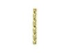 Lowrider Bike Twisted Steel Seatpost 22.2 x 206mm Gold.Bicycle Seatpost view 1