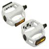 Lowrider Bike 505 Alloy Pedals 1/2 White.Bicycle Pedals view 1