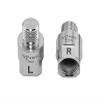 Lowrider Bike Pedals Extenders 21mm 1/2 to 9/16 Chrome.Bicycle Pedals Extenders Parts view 1